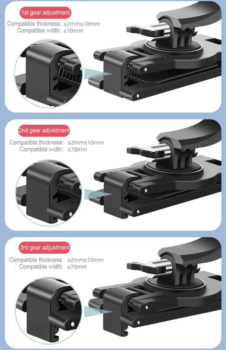 RUIGPRO 360 องศาหมุน Quick Release สายคล้องไหล่กระเป๋าเป้สะพายหลัง Mount สำหรับ GoPro Hero11 สีดำ/HERO10 สีดำ/9 สีดำ/8 สีดำ/7/6/5/5 เซสชัน/4 เซสชัน/4/3 +/3/2/1, DJI Osmoกล้องแอคชั่นและกล้องแอคชั่นอื่นๆ