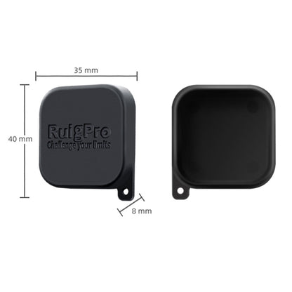 RUIGPRO สำหรับ GoPro HERO10 Black / HERO9 Black ยางนุ่มป้องกันรอยขีดข่วนฝาครอบเลนส์กล้องป้องกันรอยขีดข่วน, For GoPro HERO9 Black