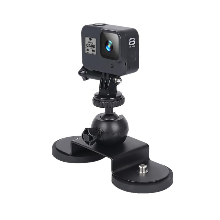 ขายึดถ้วยดูดในรถยนต์สำหรับ GoPro Hero11 Black / HERO10 Black / HERO9 Black / HERO8 Black / 7/6/5/5 เซสชัน / 4 เซสชัน / 4/3+ / 3/2/1, Xiaoyi และกล้องแอ็คชั่นอื่น ๆ ,, ขนาด: ม, Size: M