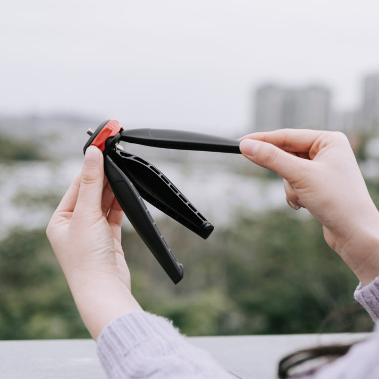 YELANGU PC203 YLG1801C Vlogging Live Broadcast LED Selfie Lightสมาร์ทโฟนวิดีโอRig Handle StabilizerพลาสติกBracketขาตั้งกล้องชุด, PC203