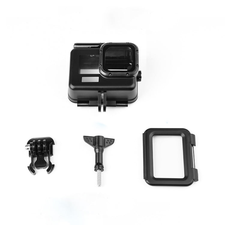 เคสป้องกันที่อยู่อาศัยกันน้ำ 50 ม. พร้อมหัวเข็มขัดพื้นฐานและสกรูสำหรับ GoPro HERO10 Black / HERO9 Black, 50m Waterproof Case