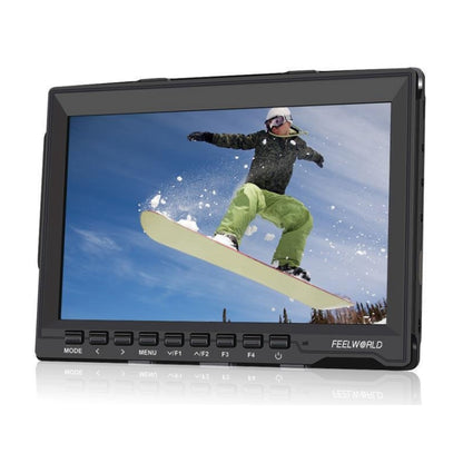 FEELWORLD FW759 1280x800 7 นิ้วหน้าจอ IPS กล้อง HD บางเฉียบ Field Monitor, FW759