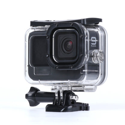 เคสป้องกันที่อยู่อาศัยกันน้ำ 45 ม. พร้อมหัวเข็มขัดพื้นฐานและสกรูสำหรับ GoPro HERO10 Black / HERO9 Black, For GoPro HERO9 Black