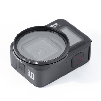 RUIGPRO สำหรับ GoPro HERO10 Black / HERO9 Black Professional 52mm 52mm 10 in 1 UV+ND2+ND4+ND8+Star 8+ +CPL+Yellow/Red/Purple+10X Close-up Lens Filter with Filter Adapter Ring & Lens Cap