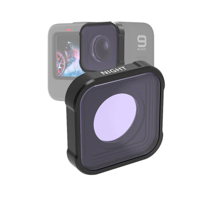 JSR KB Series NIGHT Light Pollution Reduction Lens Filter สำหรับ GoPro HERO10 Black / HERO9 Black, NIGHT