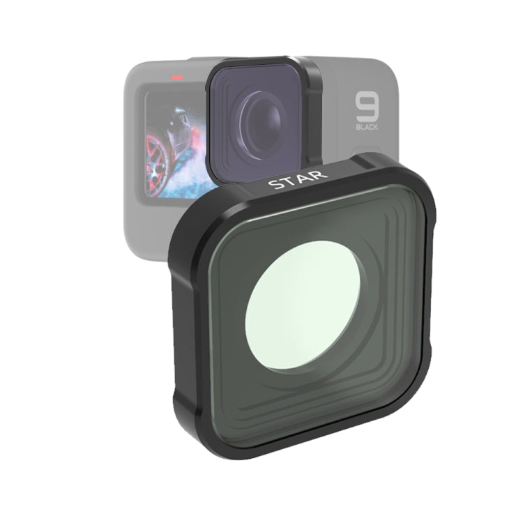 ฟิลเตอร์เลนส์เอฟเฟกต์ดาว JSR KB Series สำหรับ GoPro HERO10 Black / HERO9 Black, Star