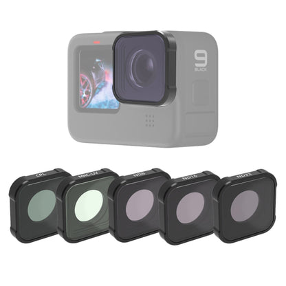 JSR KB Series MCUV + CPL + ND8 + ND16 + ND32 ฟิลเตอร์เลนส์สำหรับ GoPro HERO10 Black / HERO9 Black, 5-in-1