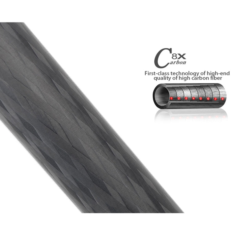 BEXIN P306C แบบพกพากลางแจ้งกล้อง DSLR ผู้ถือ Monopod คาร์บอนไฟเบอร์, P306C