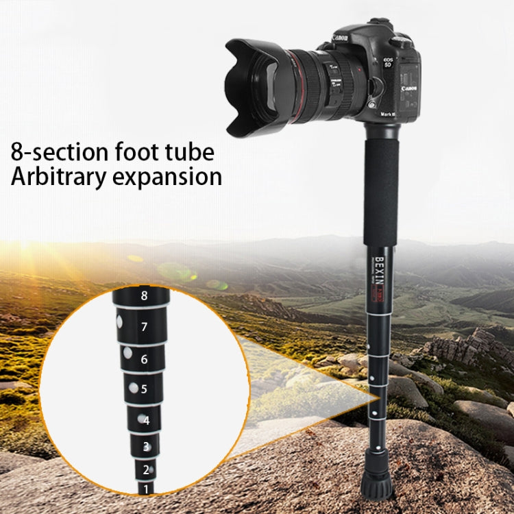 BEXIN P308C แบบพกพากลางแจ้งกล้อง DSLR อลูมิเนียม Monopod Holder, P308C