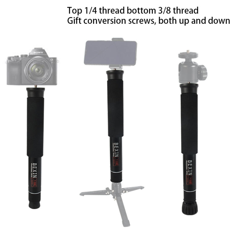BEXIN P308D แบบพกพากลางแจ้งกล้อง DSLR อลูมิเนียม Monopod Holder, P308D