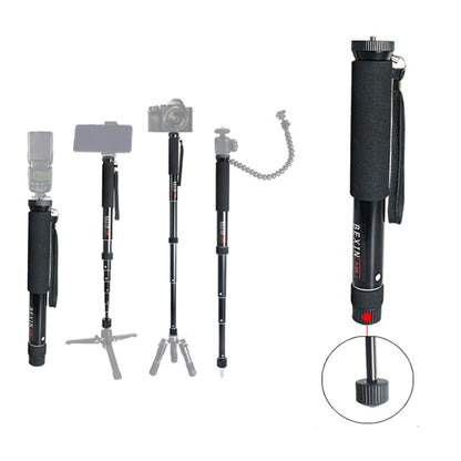 BEXIN P308 กล้อง DSLR กลางแจ้งแบบพกพาอลูมิเนียมอัลลอยด์ผู้ถือ Monopod, P308