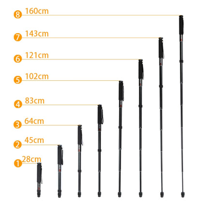 BEXIN P308 กล้อง DSLR กลางแจ้งแบบพกพาอลูมิเนียมอัลลอยด์ผู้ถือ Monopod, P308