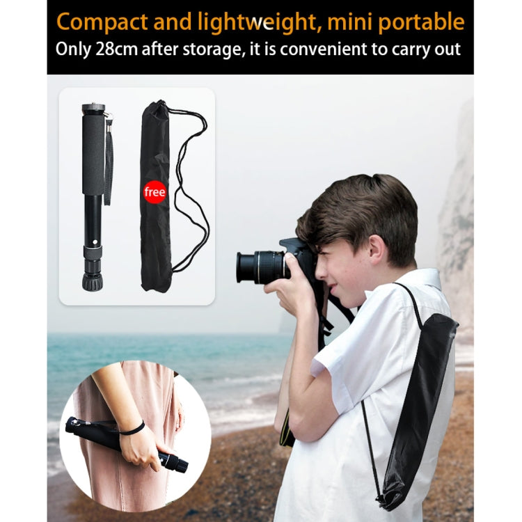 BEXIN P308 กล้อง DSLR กลางแจ้งแบบพกพาอลูมิเนียมอัลลอยด์ผู้ถือ Monopod, P308