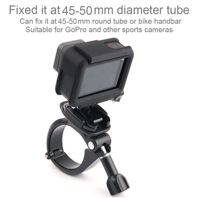 GP434 ขนาดใหญ่จักรยานรถจักรยานยนต์มือจับยึดภูเขาสำหรับ GoPro Hero11 สีดำ / HERO10 สีดำ / 9 สีดำ / 8 สีดำ / 7 / 6 / 5 / 5 เซสชัน / 4 เซสชัน / 4 /3 + / 3 /2 /1, DJI Osmo การกระทำและอื่น ๆกล้องแอ็คชั่น, GP434