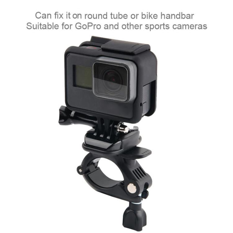 GP435 ขนาดเล็กจักรยานรถจักรยานยนต์มือจับยึดภูเขาสำหรับ GoPro Hero11 สีดำ / HERO10 สีดำ / 9 สีดำ / 8 สีดำ / 7 / 6 / 5 / 5 เซสชัน / 4 เซสชัน / 4 /3 + / 3 /2 /1, DJI Osmo การกระทำและอื่น ๆกล้องแอ็คชั่น, GP435