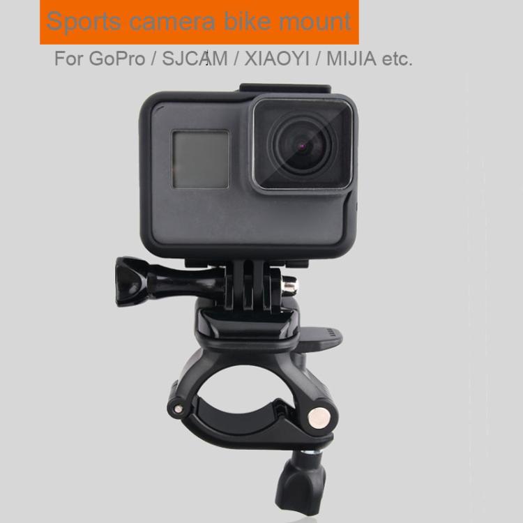GP435 ขนาดเล็กจักรยานรถจักรยานยนต์มือจับยึดภูเขาสำหรับ GoPro Hero11 สีดำ / HERO10 สีดำ / 9 สีดำ / 8 สีดำ / 7 / 6 / 5 / 5 เซสชัน / 4 เซสชัน / 4 /3 + / 3 /2 /1, DJI Osmo การกระทำและอื่น ๆกล้องแอ็คชั่น, GP435