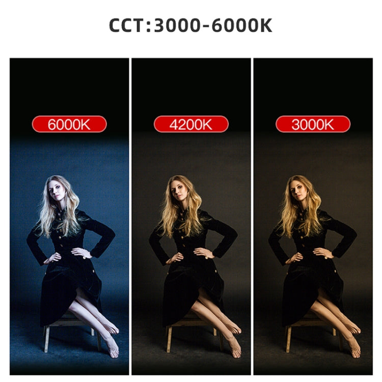 LUXCeO RGB สีสันภาพ LED Stick Video Light APP ควบคุมอุณหภูมิสีปรับได้กันน้ำมือถือ LED เติมแสงพร้อมรีโมทคอนโทรล, P200 RGB
