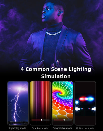 LUXCeO RGB สีสันภาพ LED Stick Video Light APP ควบคุมอุณหภูมิสีปรับได้กันน้ำมือถือ LED เติมแสงพร้อมรีโมทคอนโทรล, P200 RGB