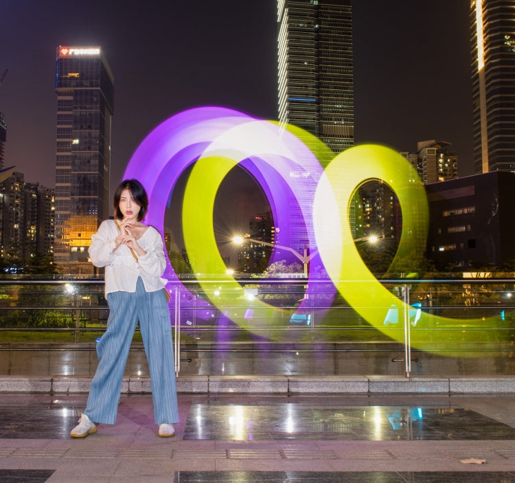 LUXCeO P7RGB Pro ภาพสีสันสดใส LED Stick ไฟวิดีโอ APP ควบคุมอุณหภูมิสีที่ปรับได้กันน้ำมือถือ LED เติมแสงด้วยรีโมทคอนโทรล, P7RGB Pro