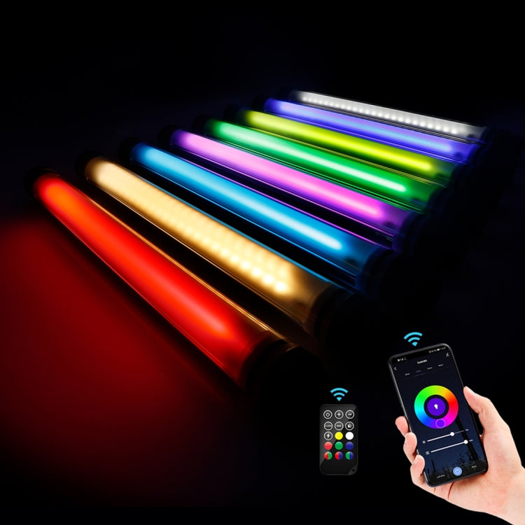 LUXCeO P7RGB Pro ภาพสีสันสดใส LED Stick ไฟวิดีโอ APP ควบคุมอุณหภูมิสีที่ปรับได้กันน้ำมือถือ LED เติมแสงด้วยรีโมทคอนโทรล, P7RGB Pro