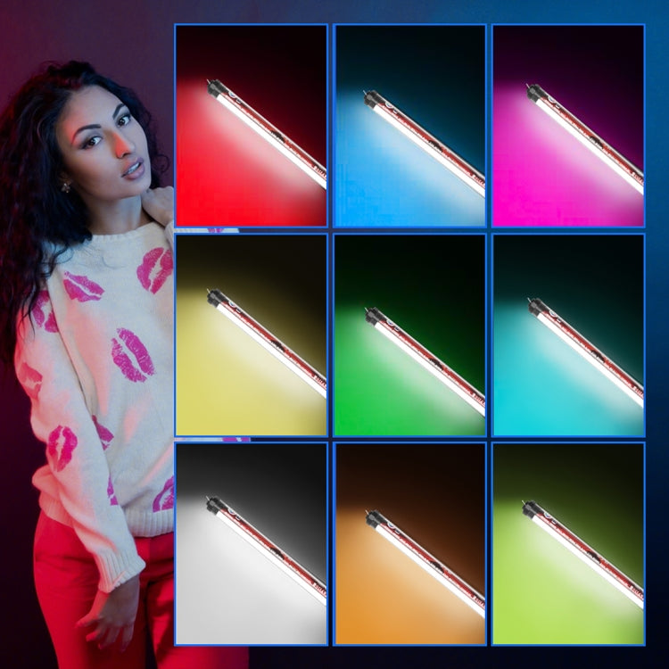 LUXCeO P7RGB Pro ภาพสีสันสดใส LED Stick ไฟวิดีโอ APP ควบคุมอุณหภูมิสีที่ปรับได้กันน้ำมือถือ LED เติมแสงด้วยรีโมทคอนโทรล, P7RGB Pro
