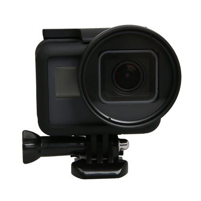 สำหรับกล้อง GoPro HERO5 Sport Action Proffesional ตัวกรองเลนส์ 52 มม. (CPL + UV + ND8 + ND2 + ดาว 8 + แดง + เหลือง + FLD / สีม่วง) และแหวนอะแดปเตอร์เคสกันน้ำ, 10 in 1