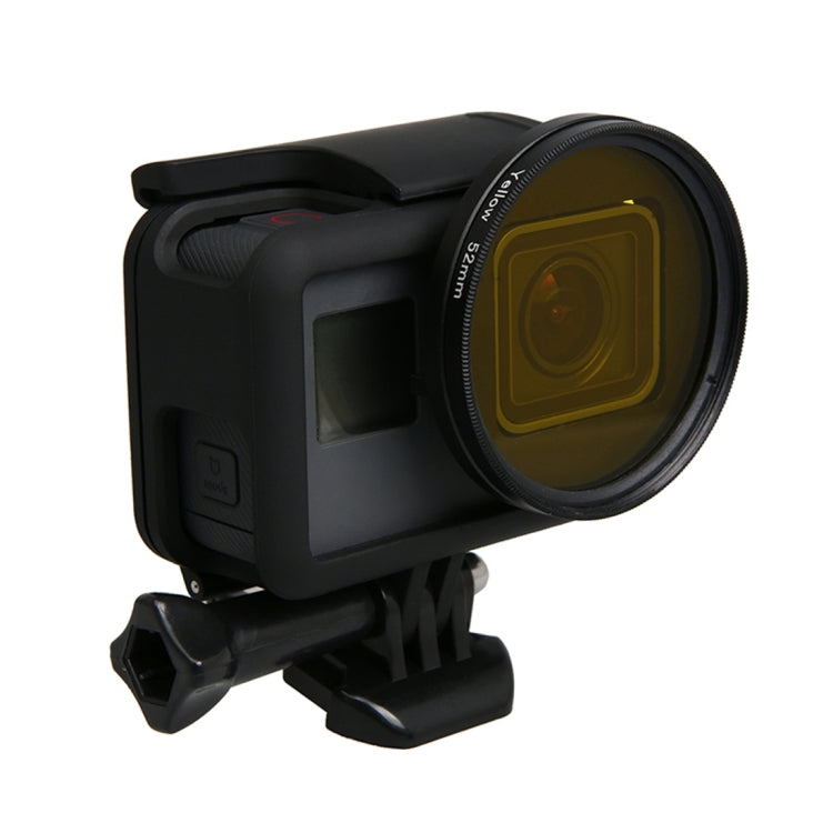 สำหรับกล้อง GoPro HERO5 Sport Action Proffesional ตัวกรองเลนส์ 52 มม. (CPL + UV + ND8 + ND2 + ดาว 8 + แดง + เหลือง + FLD / สีม่วง) และแหวนอะแดปเตอร์เคสกันน้ำ, 10 in 1