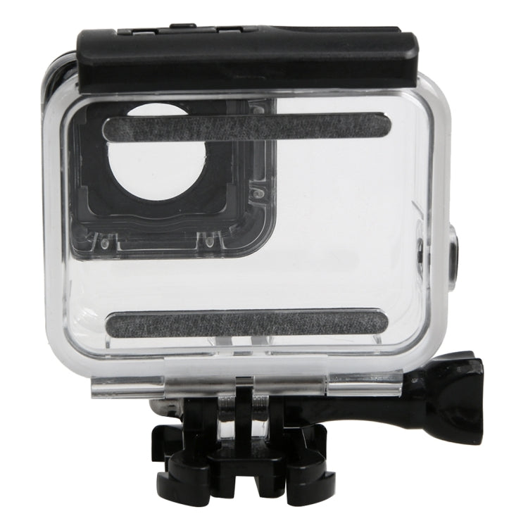 สำหรับ GoPro HERO5 30m เคสกันน้ำ PC และ ABS + ฝาครอบด้านหลังแบบสัมผัสพร้อมหัวเข็มขัดแบบพื้นฐานและสกรูแบบยาวขนาด Backcover: 7 x 6 ซม., Protective Case