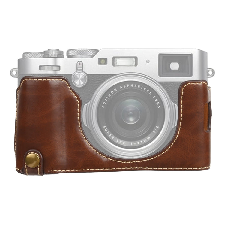 กล้องหนัง PU แบบด้ายขนาด 1/4 นิ้วสำหรับ FUJIFILM X100V, For FUJIFILM X100V