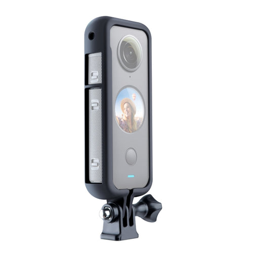 กรงยึดกรอบป้องกันพลาสติก PC พร้อมอะแดปเตอร์ฐานขาตั้งกล้องสำหรับ Insta360 One X2, For Insta360 One X2