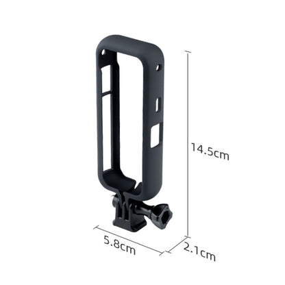 กรงยึดกรอบป้องกันพลาสติก PC พร้อมอะแดปเตอร์ฐานขาตั้งกล้องสำหรับ Insta360 One X2, For Insta360 One X2