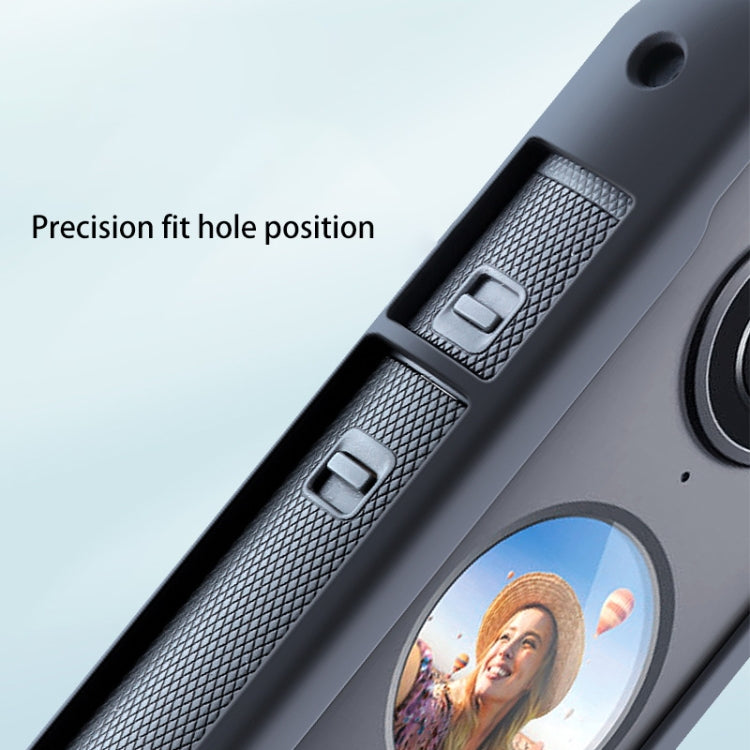 กรงยึดกรอบป้องกันพลาสติก PC พร้อมอะแดปเตอร์ฐานขาตั้งกล้องสำหรับ Insta360 One X2, For Insta360 One X2