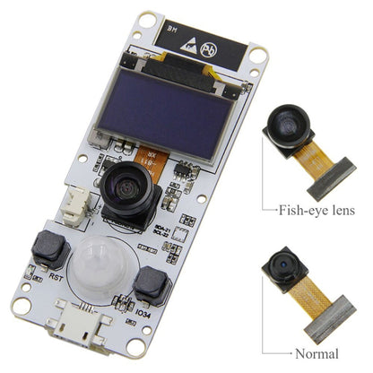 TTGO OV2640 มาตรฐานขยายเลนส์เดี่ยวโมดูลกล้องสำหรับ T-Camera Plus ESP32-DOWDQ6 8MB SPRAM, Standard Extended Single Lens