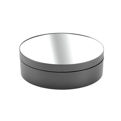 12ซม.360องศาหมุนกระจกหมุนไฟฟ้าขาตั้งจอแสดงผลอุปกรณ์ถ่ายภาพวิดีโอTurntable,โหลด: 3กก, 12cm Mirror Black, 12cm Mirror White