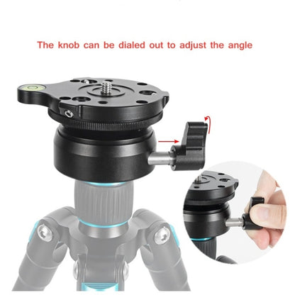 BEXIN DY-60N 3/8 นิ้วโดม Professional ขาตั้งกล้อง Leveling 360 องศา Panorama ฐานระดับฟองสบู่และอะแดปเตอร์สกรู 3/8 นิ้ว, DY-60N 3/8 inch