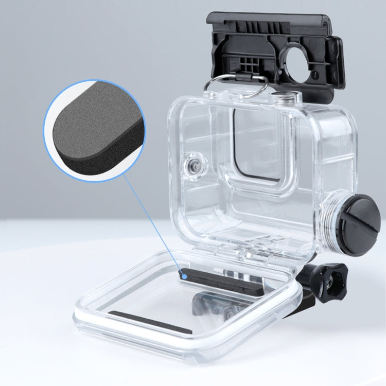 สำหรับ GoPro HERO10 Black / HERO9 Black การชาร์จเคสกันน้ำ 30 ม. พร้อมหัวเข็มขัดและสกรูพื้นฐาน, For GoPro HERO9 Black / Charging