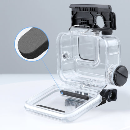 สำหรับ GoPro HERO10 Black / HERO9 Black การชาร์จเคสกันน้ำ 30 ม. พร้อมหัวเข็มขัดและสกรูพื้นฐาน, For GoPro HERO9 Black / Charging