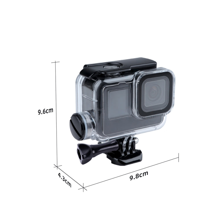 สำหรับ GoPro HERO10 Black / HERO9 Black การชาร์จเคสกันน้ำ 30 ม. พร้อมหัวเข็มขัดและสกรูพื้นฐาน, For GoPro HERO9 Black / Charging