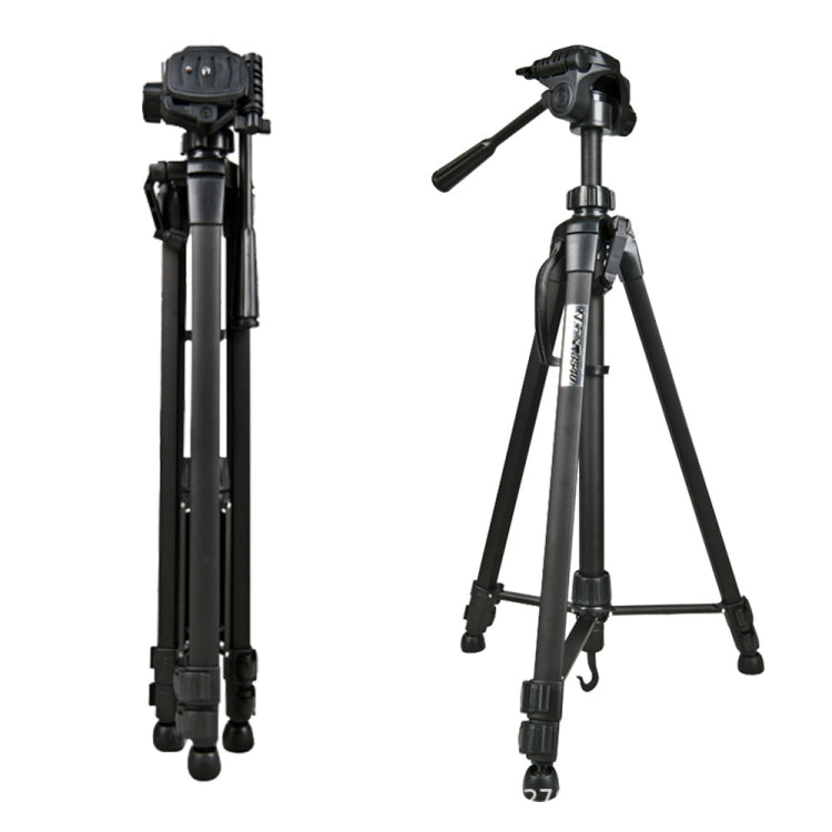 WeiFeng WT-3560 ขาพับ 3 ส่วนถ่ายทอดสดขาตั้งกล้องอลูมิเนียมอัลลอยด์, WT-3560