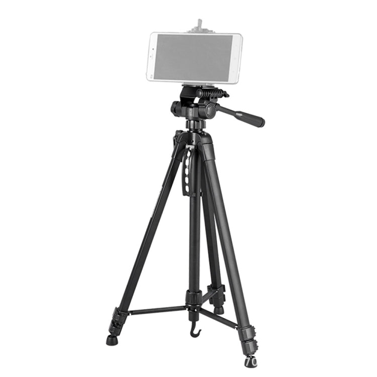 WeiFeng WT-3560 ขาพับ 3 ส่วนถ่ายทอดสดขาตั้งกล้องอลูมิเนียมอัลลอยด์, WT-3560