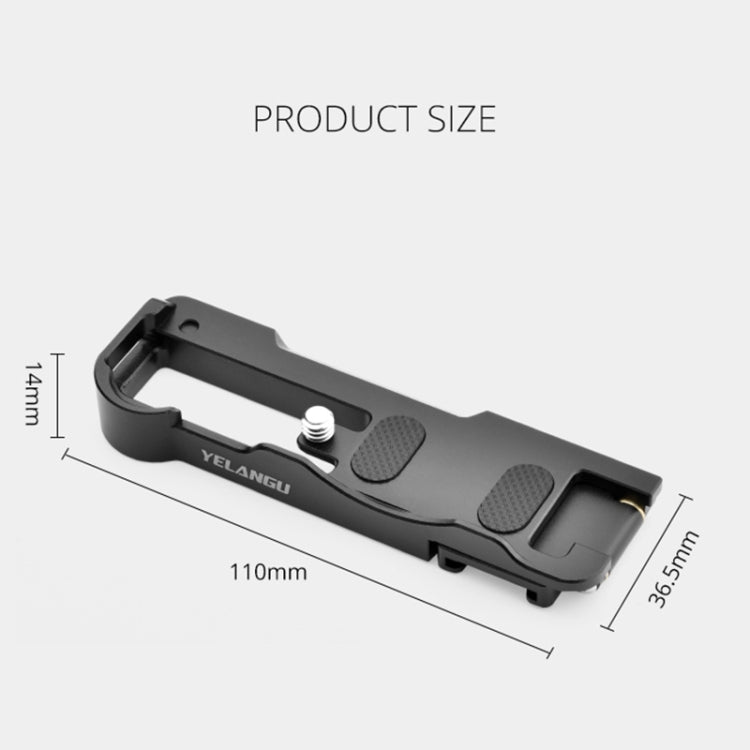 YELANGU CL12 กล้อง บอร์ดขยายฐาน L แผ่นสำหรับ Sony ZV-1, CL12 for Sony ZV-1