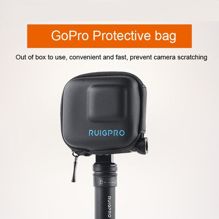 RUIGPRO ซูเปอร์มินิ EVA จัดเก็บเคสกล่องสำหรับ GoPro Hero11 สีดำ / HERO10 ดำ / HERO9 ดำ / HERO8 ดำ / 7/6/5, For GoPro HERO7 /6 /5