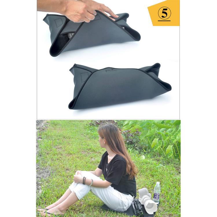 กระเป๋า Neoprene แบบกันกระแทก Magic Wrap ผ้าห่มสำหรับเลนส์กล้อง Canon / Nikon / Sony ขนาด: 55 x 55 ซม, 55 x 55cm