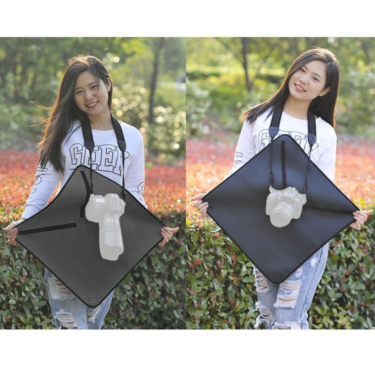 กระเป๋า Neoprene แบบกันกระแทก Magic Wrap ผ้าห่มสำหรับเลนส์กล้อง Canon / Nikon / Sony ขนาด: 55 x 55 ซม, 55 x 55cm