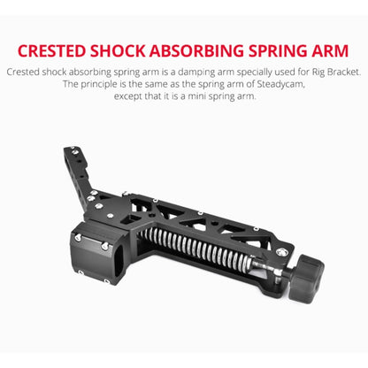 YELANGU BF01 แขนกันกระแทกหงอนดูดซับแรงกระแทก รับน้ำหนักได้ 3-15 กก., BF01 Damping Head,Load: 3-15kg