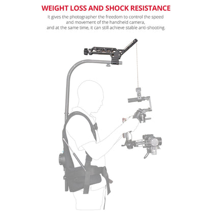 YELANGU BF01 แขนกันกระแทกหงอนดูดซับแรงกระแทก รับน้ำหนักได้ 3-15 กก., BF01 Damping Head,Load: 3-15kg