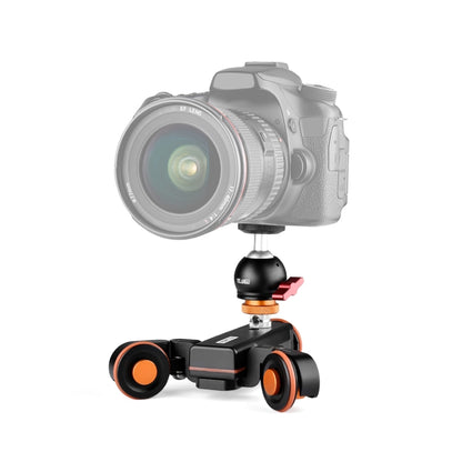 YELANGU L4X-BC กล้องล้อ Dolly II Electric Track Slider 3 ล้อรอก Rolling Dolly รถ Ballhead, โหลด: 3 กก., L4X-BC