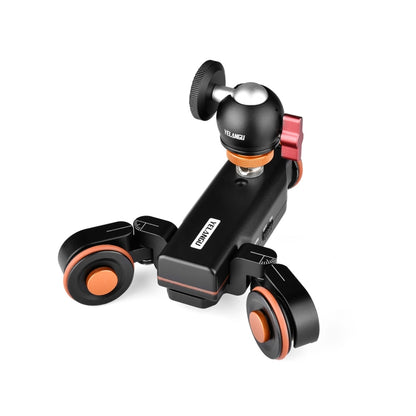 YELANGU L4X-BC กล้องล้อ Dolly II Electric Track Slider 3 ล้อรอก Rolling Dolly รถ Ballhead, โหลด: 3 กก., L4X-BC