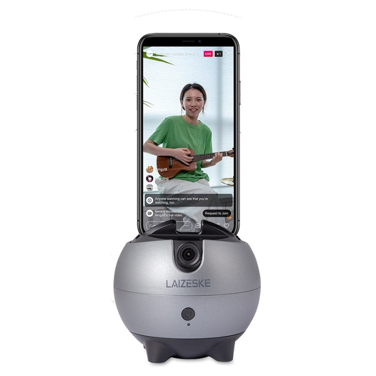 LAIZESKE LA8 ที่วางโทรศัพท์หุ่นยนต์อัจฉริยะ 360 องศาติดตามอัตโนมัติ, LA8