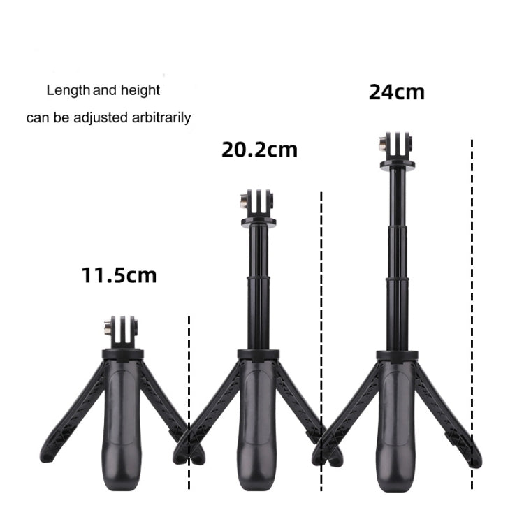 อเนกประสงค์ที่วางขาตั้งกล้องแบบพับได้เซลฟี่ Monopod Stick สำหรับ GoPro Hero11 สีดำ / HERO10 สีดำ / HERO9 สีดำ / HERO8 / HERO7 / 6/5/5 เซสชัน / 4 เซสชัน / 4/3+ / 3/2/1, Insta360 ONE R, DJIOsmo Action และกล้องแอคชั่นอื่นๆ ความยาว: 12-23 ซม               ...